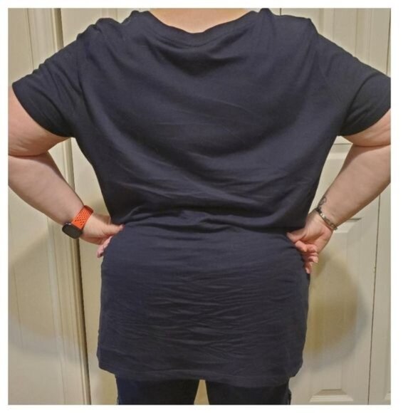 Torrid Shirt Cotton T Tee Top Short Sleeve Black Scoop Women's 2 Extra Lg WOMAN' - Picture 4 of 10